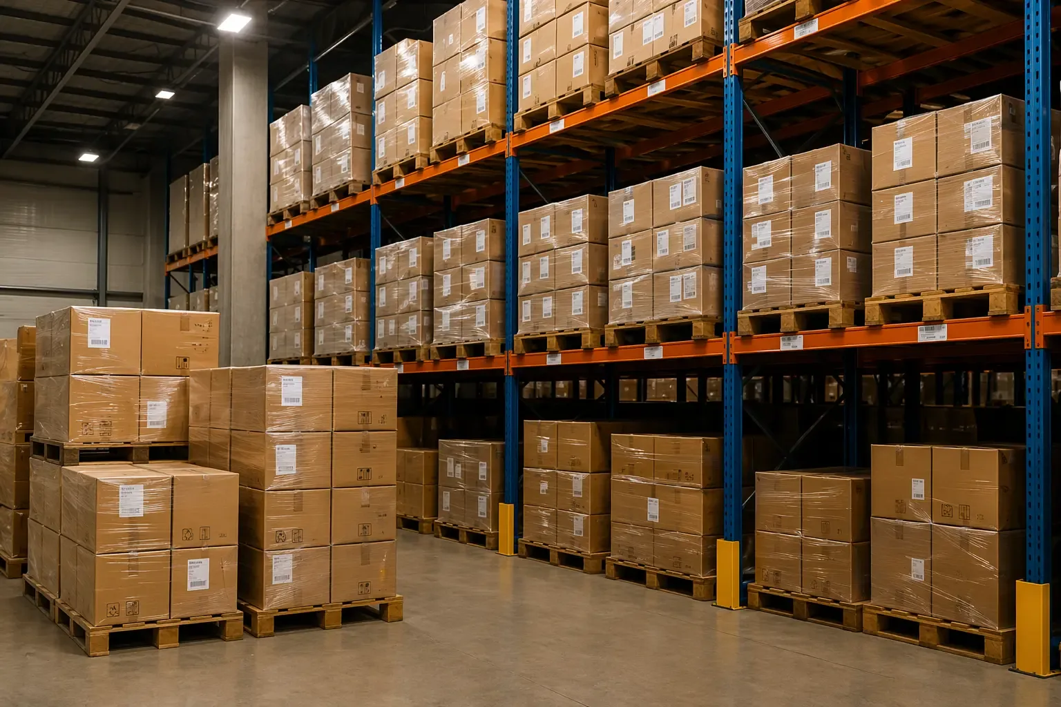 Warehouse storage and logistics support
